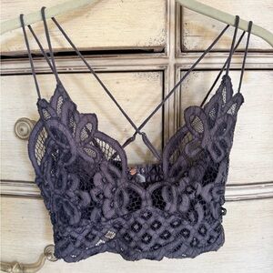 FP One- Dark Purple Lace Bralette